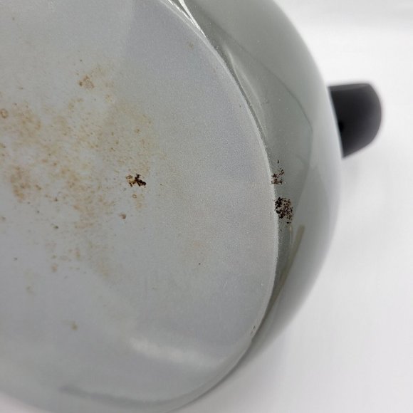 Chantal Classic Stovetop Tea Kettle Gray Ombre Illusion Whistling Pre-owned - Picture 8 of 12